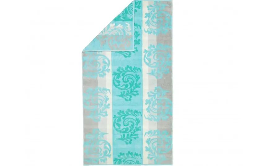 Cawo Frottier Ręcznik bawełniany 50x100 cm Cashmere Jacquard Mięta Best
