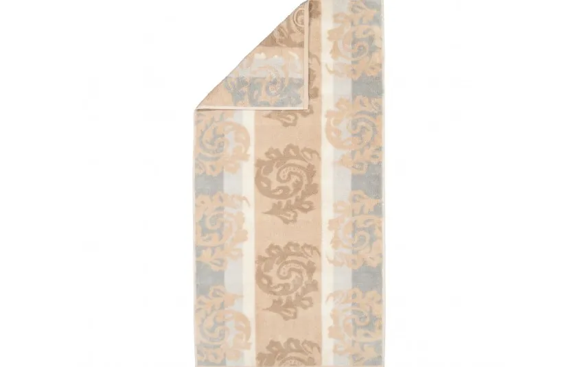 Cawo Frottier Ręcznik bawełniany 80x150 cm Cashmere Jacquard Piasek Outlet