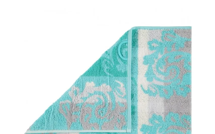 Cawo Frottier Ręcznik bawełniany 80x150 cm Cashmere Jacquard Mięta New