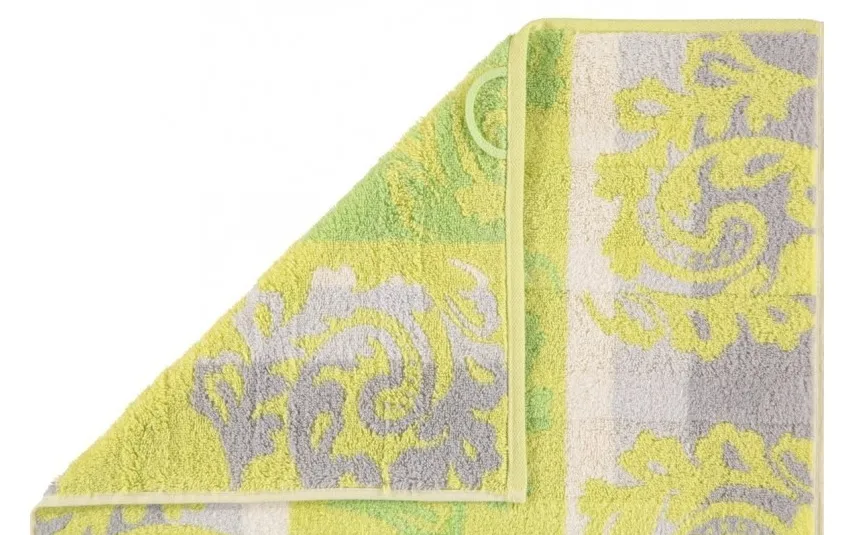 Cawo Frottier Ręcznik bawełniany 80x150 cm Cashmere Jacquard Kiwi Discount