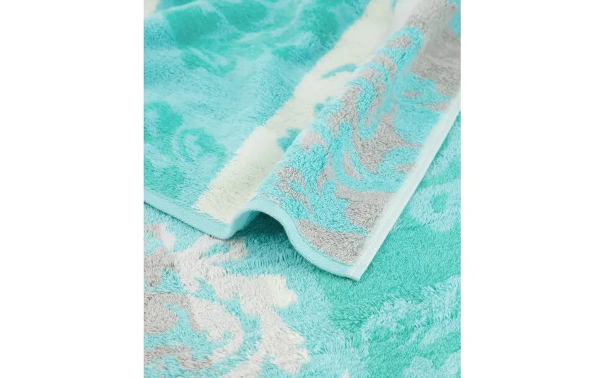 Cawo Frottier Ręcznik bawełniany 80x150 cm Cashmere Jacquard Mięta New