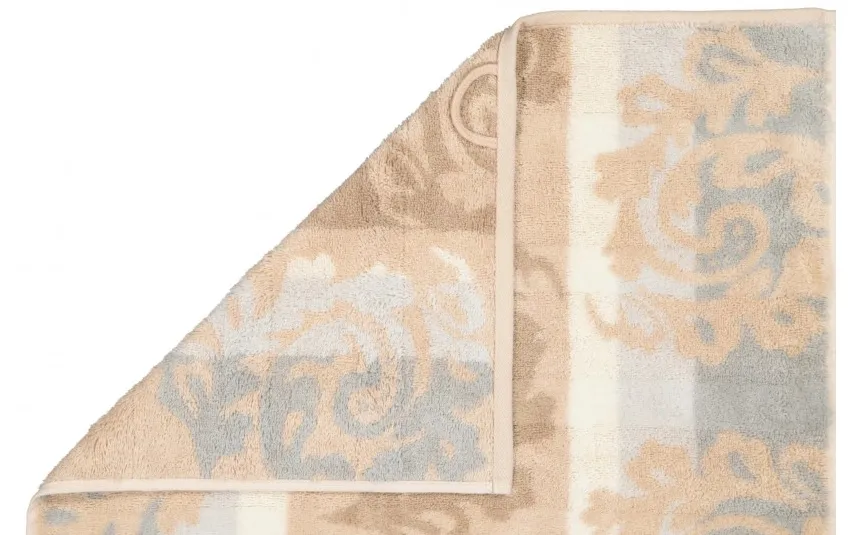 Cawo Frottier Ręcznik bawełniany 50x100 cm Cashmere Jacquard Piasek Online