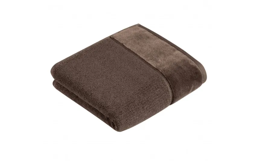 Vossen Ręcznik bawełniany 67x140 cm PURE Toffee 681 Brązowy Best