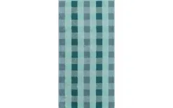 Cawo Frottier Ręcznik CHECK Seagreen 50x100 cm New