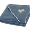 Vossen Ręcznik dziecięcy z kapturkiem 100x100 cm Teddy 4695 Blue Fashion