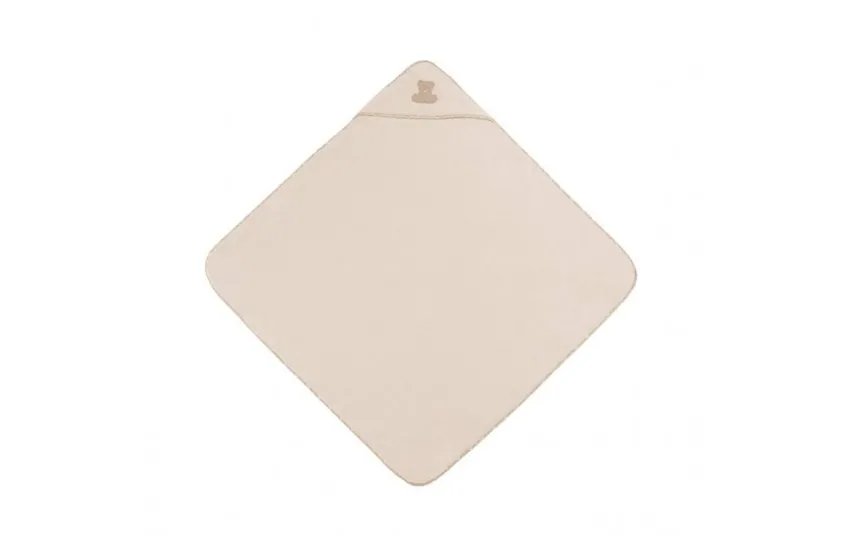 Vossen Ręcznik dziecięcy z kapturkiem 100x100 cm Teddy 103 Ecru Clearance