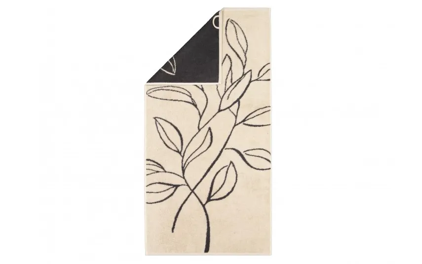 Cawo Home Ręcznik frotte 50x100 cm Atelier Floral 6239-37 BEŻ New
