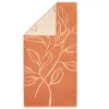 Cawo Home Ręcznik frotte 50x100 cm Atelier Floral 6239-33 MIEDŹ Hot