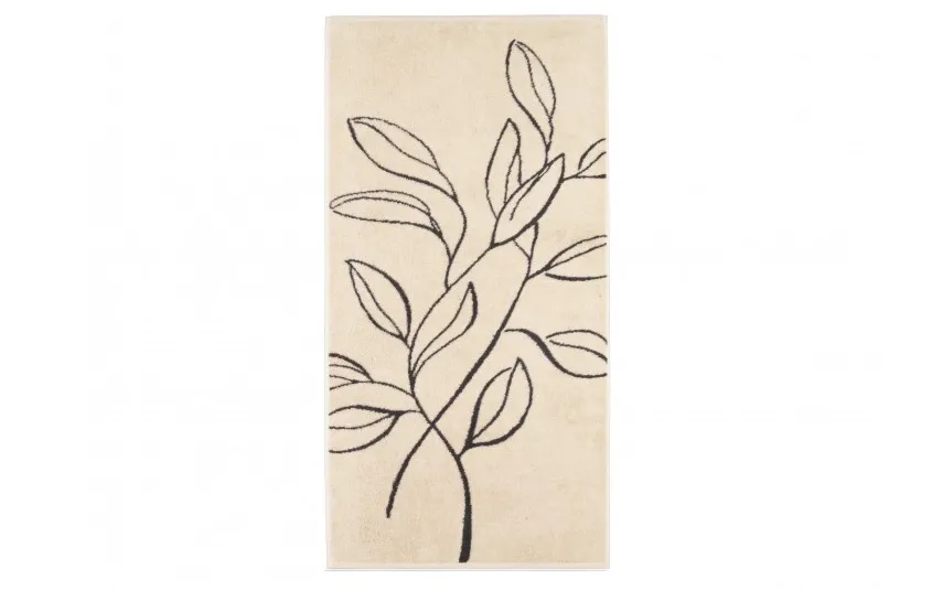 Cawo Home Ręcznik frotte 70x140 cm Atelier Floral 6239-37 BEŻ New