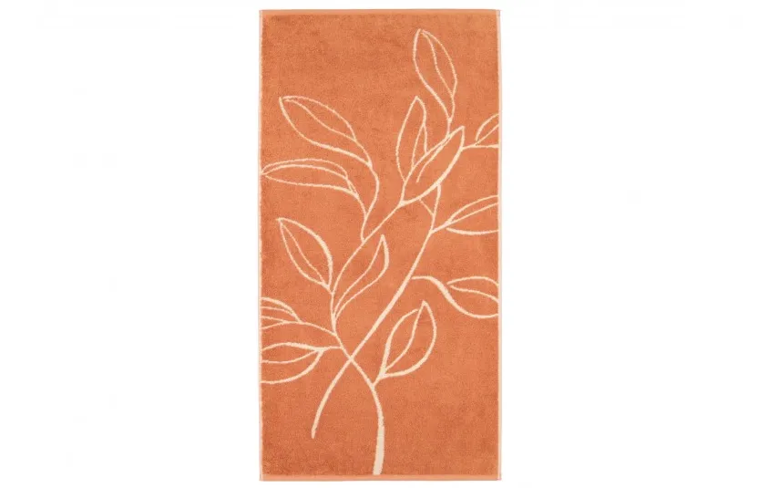 Cawo Home Ręcznik frotte 50x100 cm Atelier Floral 6239-33 MIEDŹ Hot