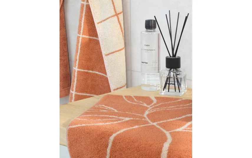 Cawo Home Ręcznik frotte 70x140 cm Atelier Floral 6239-33 MIEDŹ Best