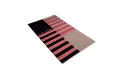 Vossen Ręcznik plażowy 100x180 cm Crazy Stripes 003 czarny Best