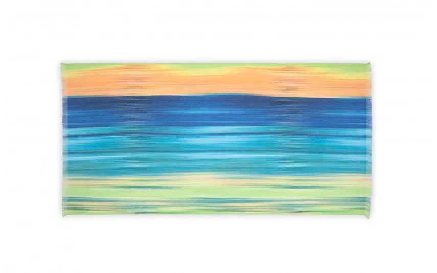 Manterol Ręcznik plażowy 90x180 cm Playa z frędzlami 142 C15 Hot