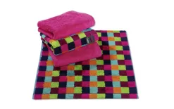 Cawo Frottier Ręcznik 30x50 cm LIFESTYLE Cube Multicolor Dunkel Discount