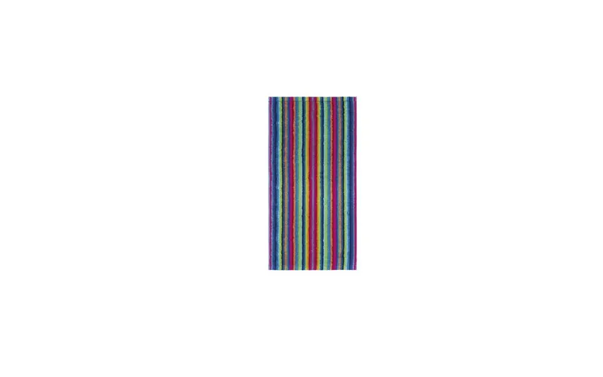 Cawo Frottier Ręcznik 70x140 cm LIFESTYLE Stripes Multicolor Dunkel Hot