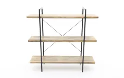 Witek Home Regał Paulownia 130x36x124 Outlet