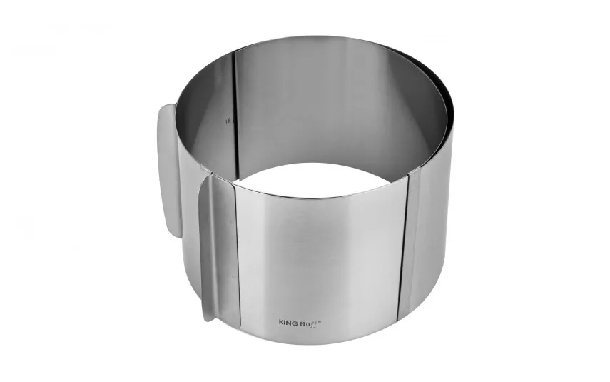 KingHoff Regulowana obręcz do ciast i tortów H12 cm KH1792 Outlet