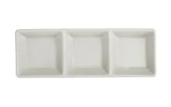 MPLCo Salaterka do dipów trójdzielna do serwowania 21x7x3 cm Online