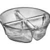 Wrzesniak Glassworks Salaterka dzielona szklana 17 cm Wrześniak Clearance