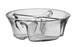 Wrzesniak Glassworks Salaterka dzielona szklana 17 cm Wrześniak Clearance