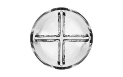 Wrzesniak Glassworks Salaterka dzielona szklana 17 cm Wrześniak Clearance