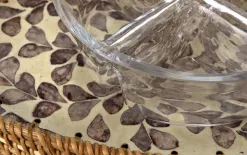 Wrzesniak Glassworks Salaterka dzielona szklana 17 cm Wrześniak Clearance