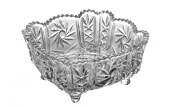 Bohemia Salaterka kryształowa 25cm Pinwheel New