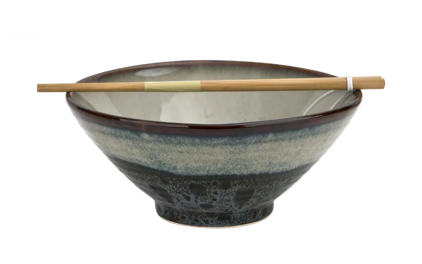 MPLCo Salaterka 1L Ramen Ombres Deep Blue + pałeczki Outlet