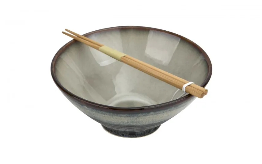 MPLCo Salaterka 1L Ramen Ombres Deep Blue + pałeczki Outlet