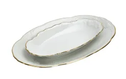 Chodziez Serwis obiadowy 12/40 + Waza Fryderyka Ivory Discount