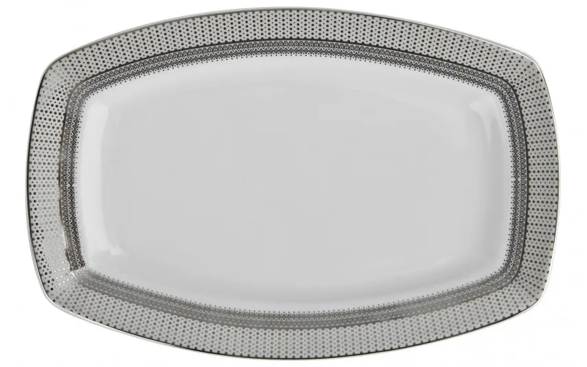 Cmielow Serwis obiadowy 6/22 Amaro Silver New