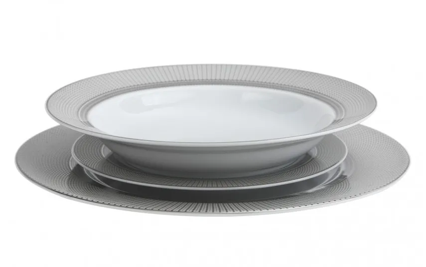 Cmielow Serwis obiadowy 6/22 Amaro Silver New