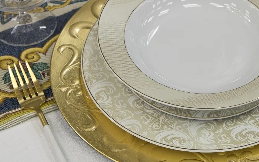 Cmielow Serwis obiadowy 6/22 Atlanta Gold Sale