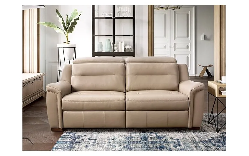 Bydgoskie Meble Sofa Salmo 3 osobowa z elektryczną funkcją relaks SK. B42 Best