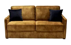 EMMOHL Sofa Slim z funkcją spania i materacem 140cm Discount