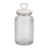 Tadar Słoik z pokrywką ceramiczną Serce 1,3 L okrągły Fashion