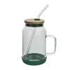 Vialli Design Słoik ze słomką 600 ml Fuori zielony Discount