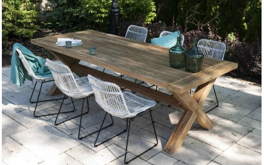 Vimine Stół ogrodowy teak LYON 240 cm Sale