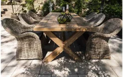 Vimine Stół ogrodowy teak LYON 240 cm Sale