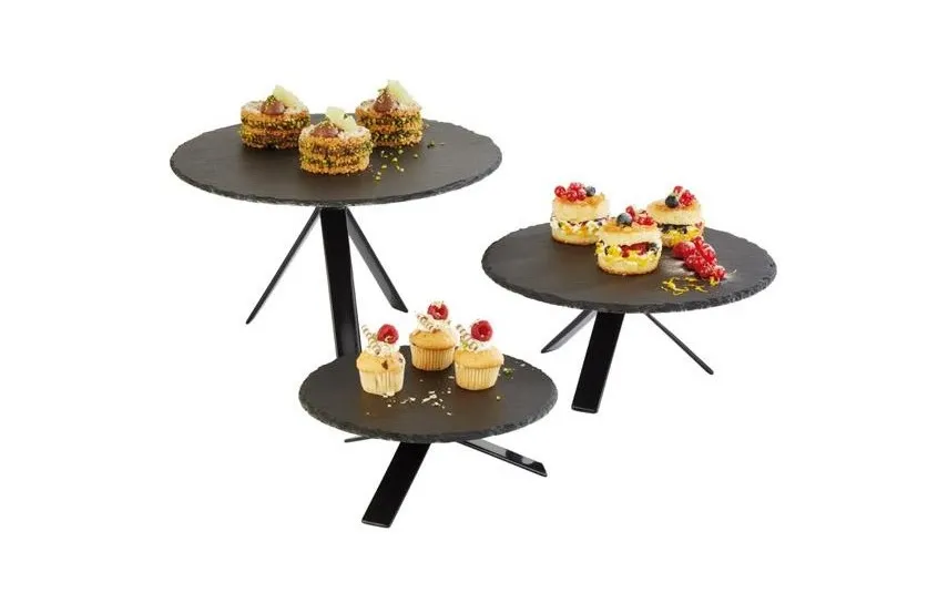 APS Stojak bufetowy czarny 8 cm Star Outlet