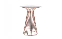 Witek Home Stolik miedziany szerokość 75 cm Discount