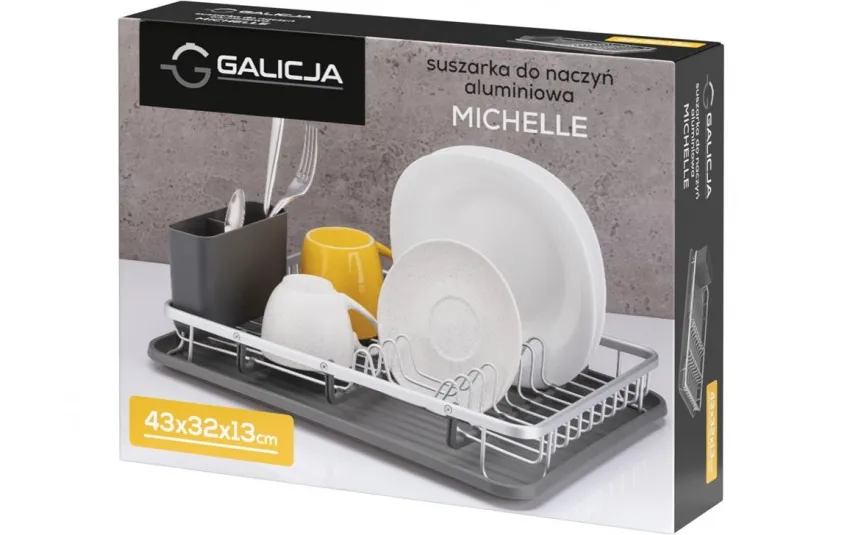 Galicja Suszarka ociekacz do naczyń 43x32x13 cm MICHELLE Sale