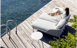 Couture Jardin Szezlong dwuosobowy ogrodowy na taras SCOOP II Outlet