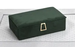 Art-Pol Szkatułka na biżuterię 19,5 x 11,5 x 6 cm zielona Online