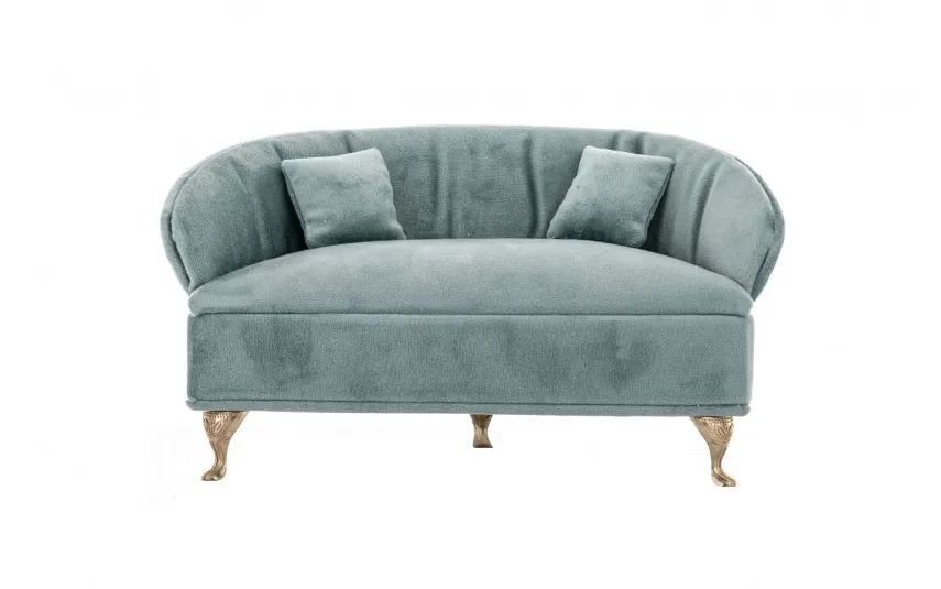Art-Pol Szkatułka na biżuterię welurowa Sofa miętowa Clearance
