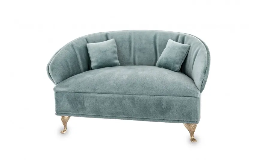 Art-Pol Szkatułka na biżuterię welurowa Sofa miętowa Clearance