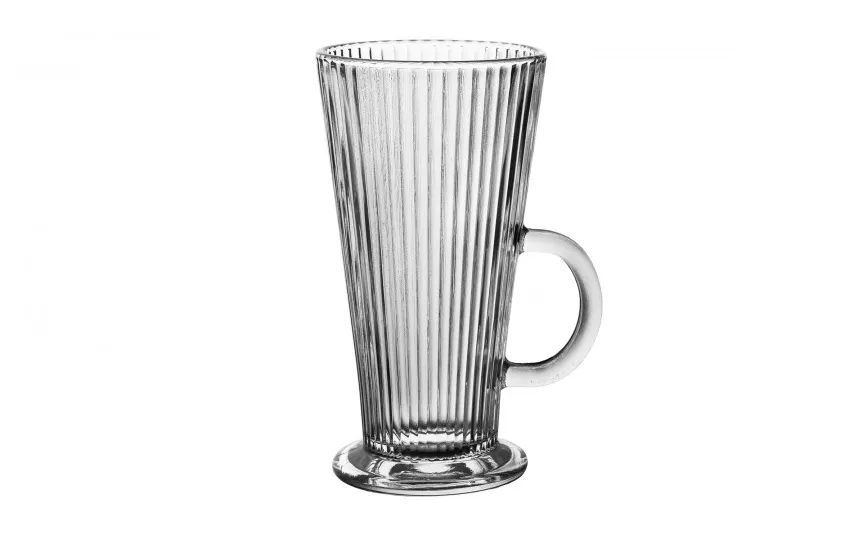MPLCo Szklanka do latte 300 ml ryflowana New