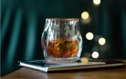 Vialli Design Szklanka do whisky 320 ml Enzo z podwójną ścianką Outlet