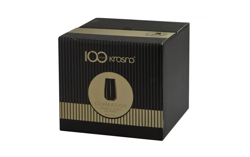 Krosno Szklanka wysoka 450 ml Celebration Fashion