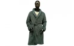 Massana Homewear Szlafrok męski rozm. L Grey L726335 Outlet